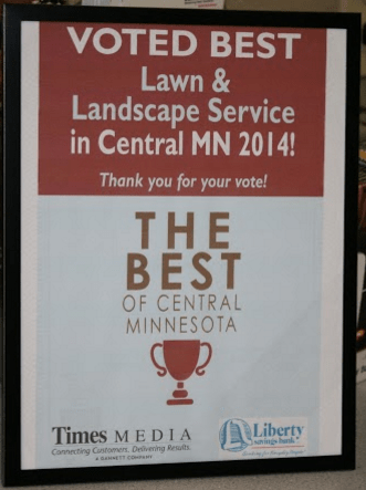 voted best lawn and landscaping service in central minnesota 2014 | supreme lawn & landscaping | st. cloud mn | central mn