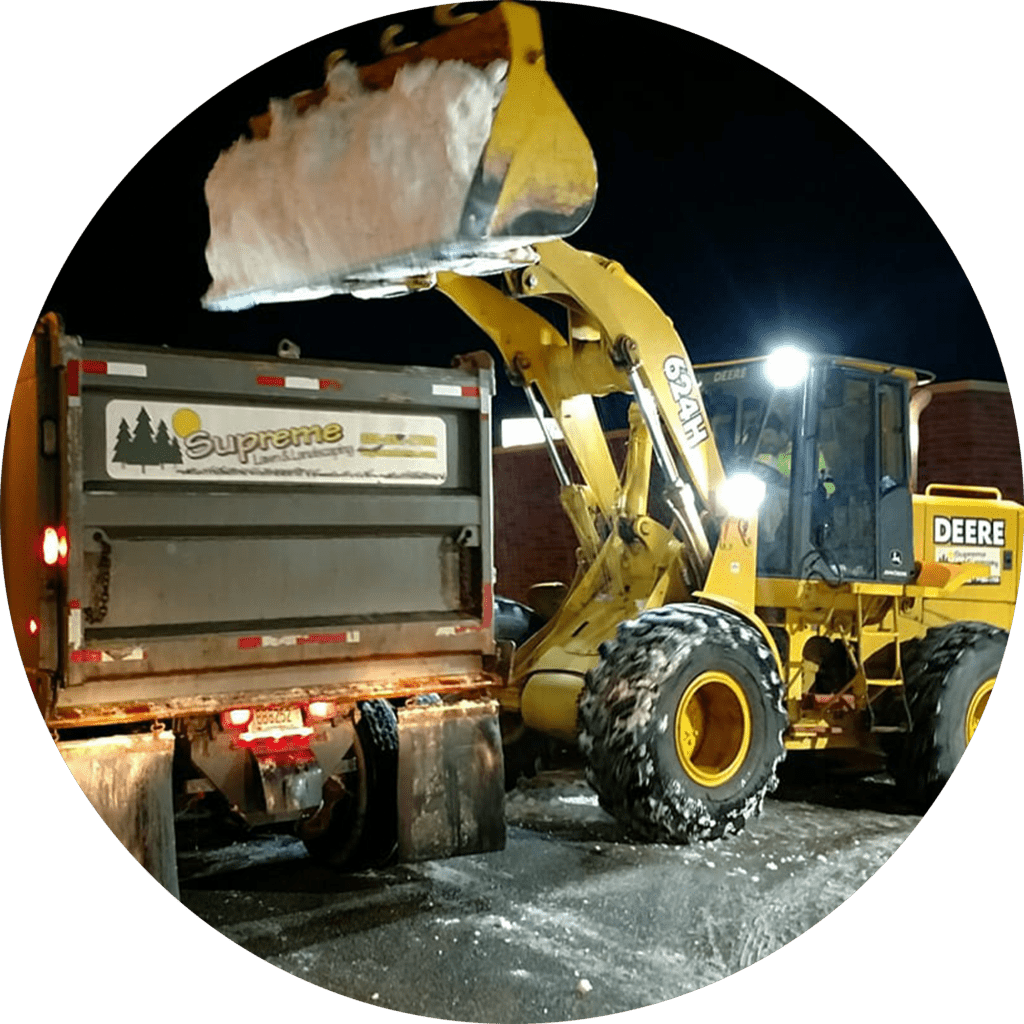 snow removal | supreme lawn & landscaping | st. cloud mn | central mn