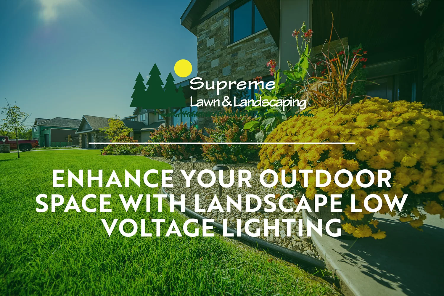 Landscape Low Voltage Lighting | Supreme Lawn